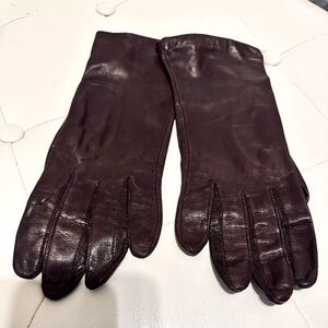 1960’s Vintage Leather Brown Gloves